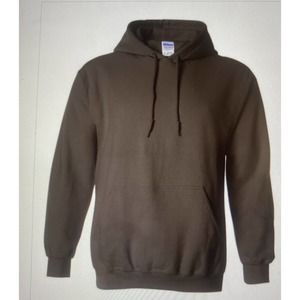 Gildan 18500 Hoodie Heavy Blend Dark Brown Size XL (New)